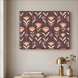 Elegant - Retro - Bruin Textielframe zwart klein 947 -sfeer2