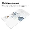 Giraffe - Delfts blauw - Dieren - Minimalistisch Muismat XXL klein -sfeer4