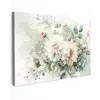 Bloemen - Wit - Planten - Dahlia's canvas 2cm klein -z3d