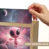 Roze - Alien - Planeten - Ruimte Light Box met kabel (Kinderlampje) klein -USP_websiteprintNL