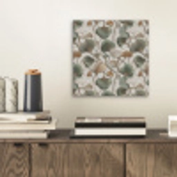 Elegant - Bladeren - Groen aluminium wit klein 46 -sfeer1