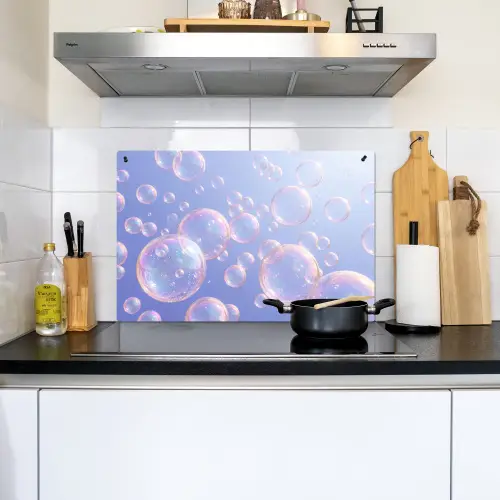 Pastel - Bubbels - Dromerig Inductie beschemer met haakjes klein -sfeer2
