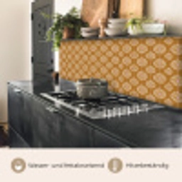 Bloemen - Modern - Oker keuken achterwand 2 middel 871 -usp_DE