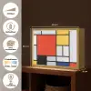 Kunst - Mondriaan - Oude meesters - Compositie 2 Light Box met batterij (Wandlamp) middel -USP_websiteoverzichtNL