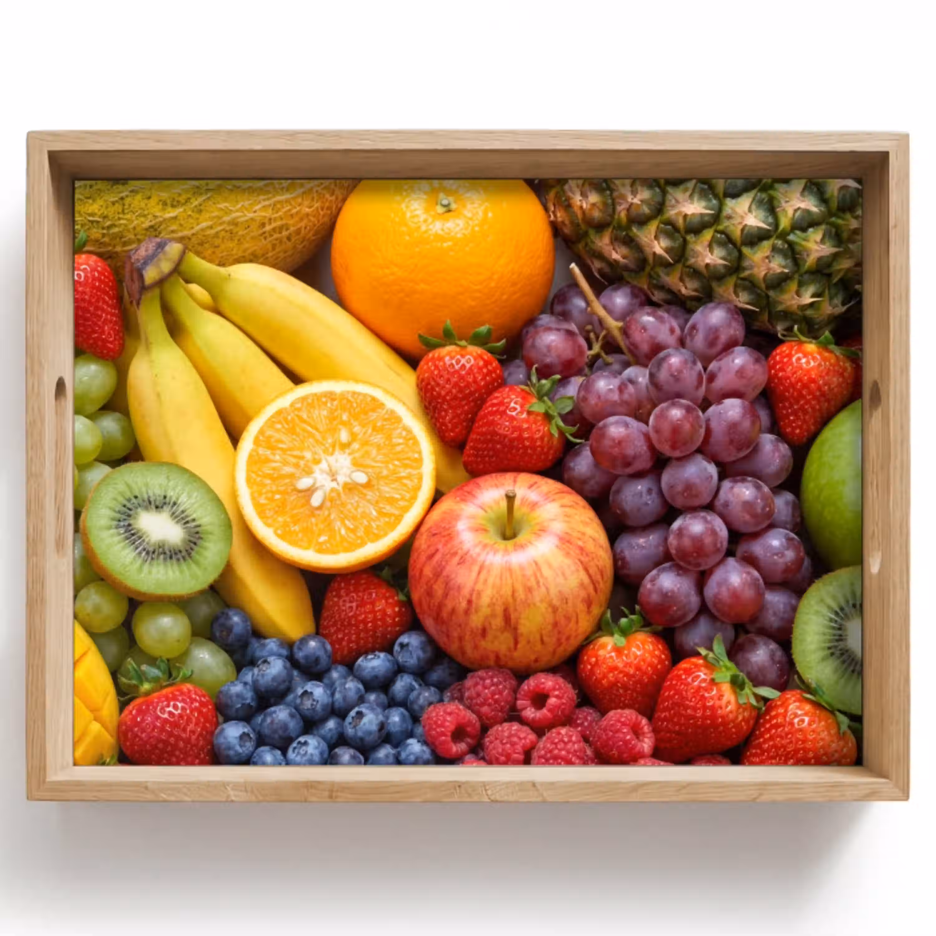 Eten - Fruit - Vers - Kleurrijk - Voeding Dienblad Rechthoek middel -z3d_shopping