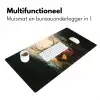 Hert - Geverfd - Gewei - Bruin Muismat XXL klein -sfeer4