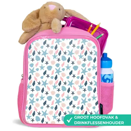 Klein - Oceaan - Rif - Multi Kinderrugzak - Roze middel 863 -inhoud_NL