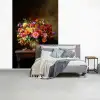Kleuren - Boeket - Vaas - Hout fotobehang vinyl groot -slaapkamer
