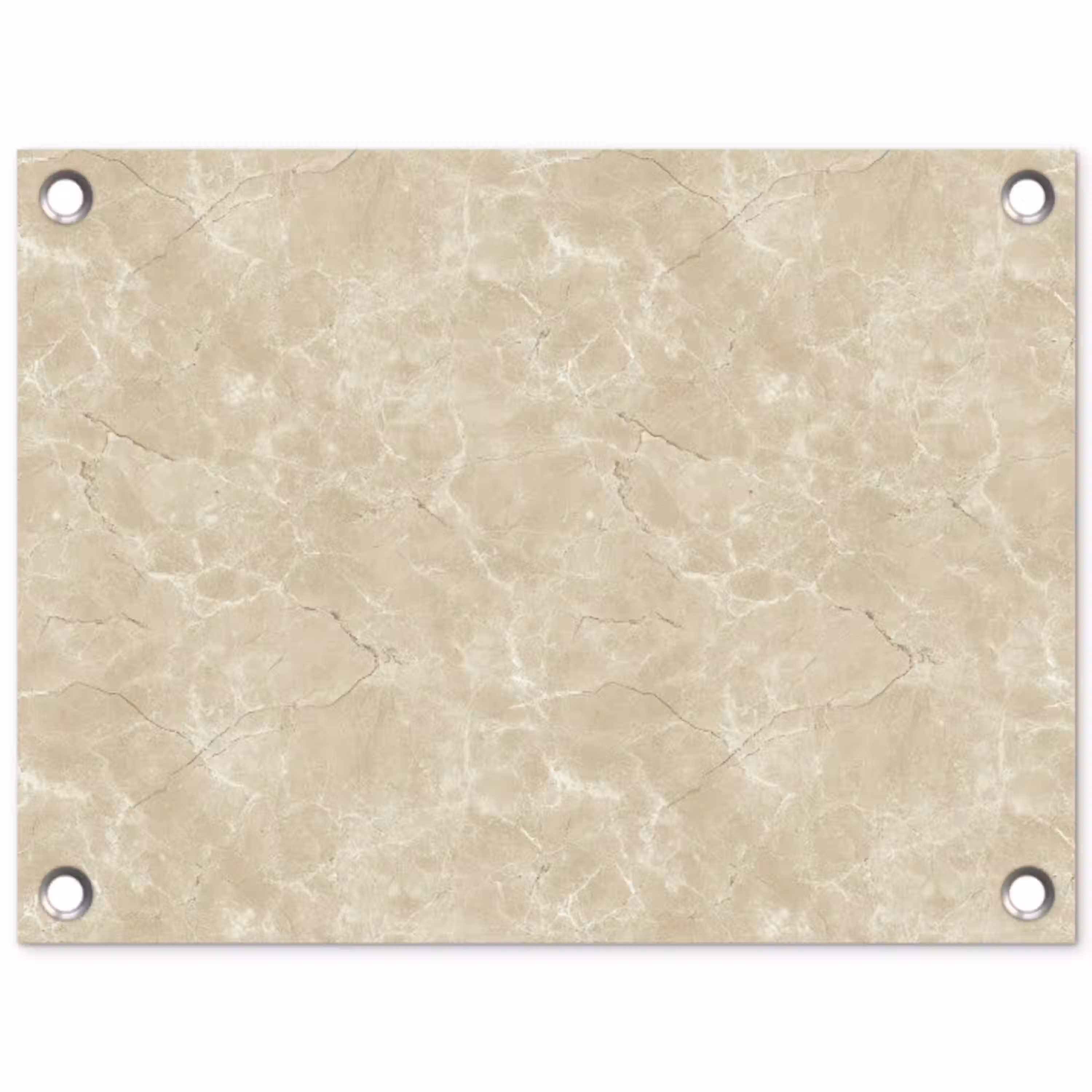 Lichtbeige - Marmer - Diffusie adering tuinposter los doek klein 239 -3d