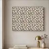 Panterprint - Patroon - Bruin Textielframe zwart klein 947 -sfeer2