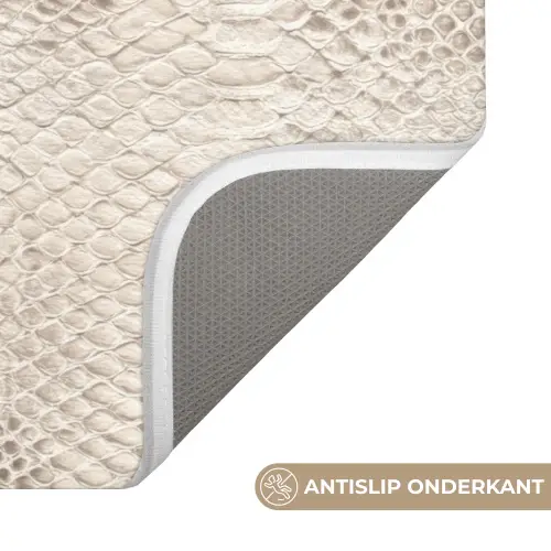 Slangenprint - SWAG - Neon - Groen Badmat klein -USP_AntislipNL