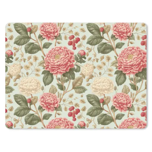 Klassiek - Botanisch - Veelkleurig muismat rubber klein 262 -3d