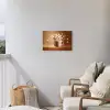 Chocomelk - Drinken - Warm - Bruin Tuinposter op houten frame 2 cm dik klein -sfeer1