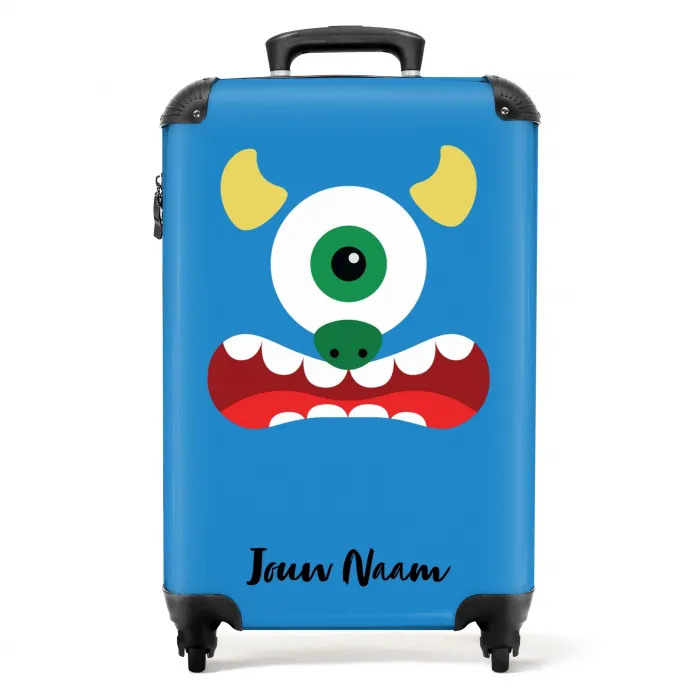 Mustafa monster NBS - Handbagage koffer - Kinderen Unisex middel -productfoto_recht