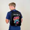 Controller - Game - Graffiti - Tekst Rugzak - Zwart middel -sfeer8