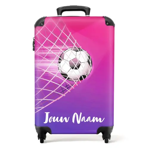 Goal-getter roze NBS - Handbagage koffer - Kinderen Unisex middel -productfoto_recht
