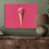 Schepijs - Roze - Hoorntje PET vilt klein -sfeer2