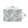 Wolken - Kraanvogels - Blauw Placemat vinyl groot 368 -specs