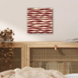 Golven - Rood - Patroon - Crème aluminium wit klein 46 -sfeer3