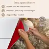 Kerst - Kerstballen - Beige - Goud keuken achterwand spatscherm klein -spatscherm_NL