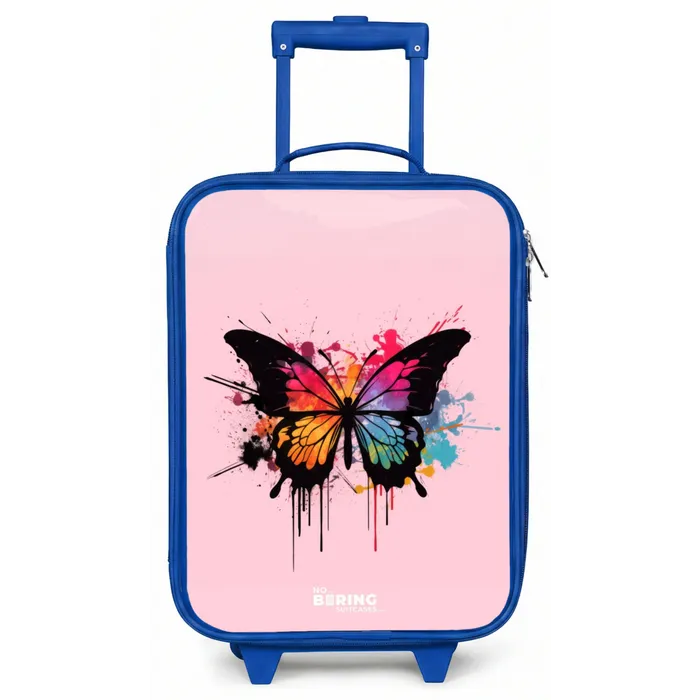 Vlinderverf Kinderkoffer - Blauw klein -zz3dotto