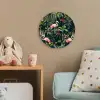Jungledieren - Patroon - Kinderen - Flamingo - Papegaai - Kids Wandcirkel kunststof plaat 5mm dik klein -tsfeer1_kind