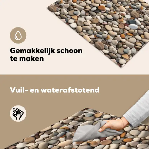 Matte - Lichte - Stenen Inductie beschemer met haakjes klein 777 -ky-schoon-nl