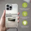 Roeiboot - Zee - Horizon Hoesje iPhone 16 Pro Max met koord klein -sfeer2_NL