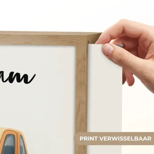 Graafmachine - Getekend - Oranje Light Box met batterij (Wandlamp kind) middel -USP_websiteprintNL