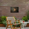 Kaarsen - Stilleven - Rustiek - Boeken Tuinposter op houten frame 2 cm dik klein -sfeer3
