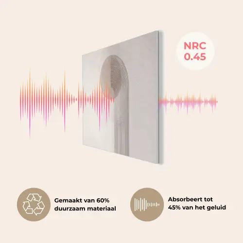 Minimalistisch - Cirkel - Lichtgrijs PET vilt klein -USP_NL