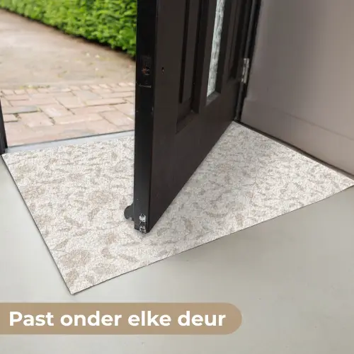 Sierlijk - Bloemen - Beige Deurmat klein 898 -USP_NL