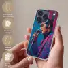 Zingende man - Glitterjas - Microfoon Telefoonhoesje iPhone 17 Pro klein -sfeer3_NL