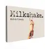 Milkshake - Kers - Rietje canvas 2cm klein -z3d