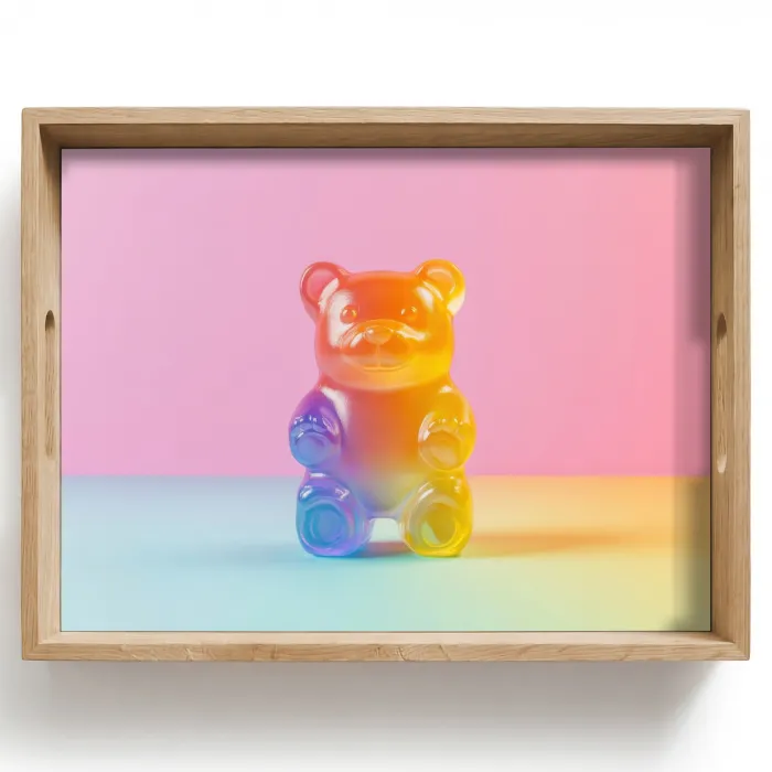 Pastel - Snoep Dienblad Rechthoek middel -z3d_shopping