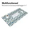 Flora - Modern - Blauw Muismat XXL klein 681 -sfeer4