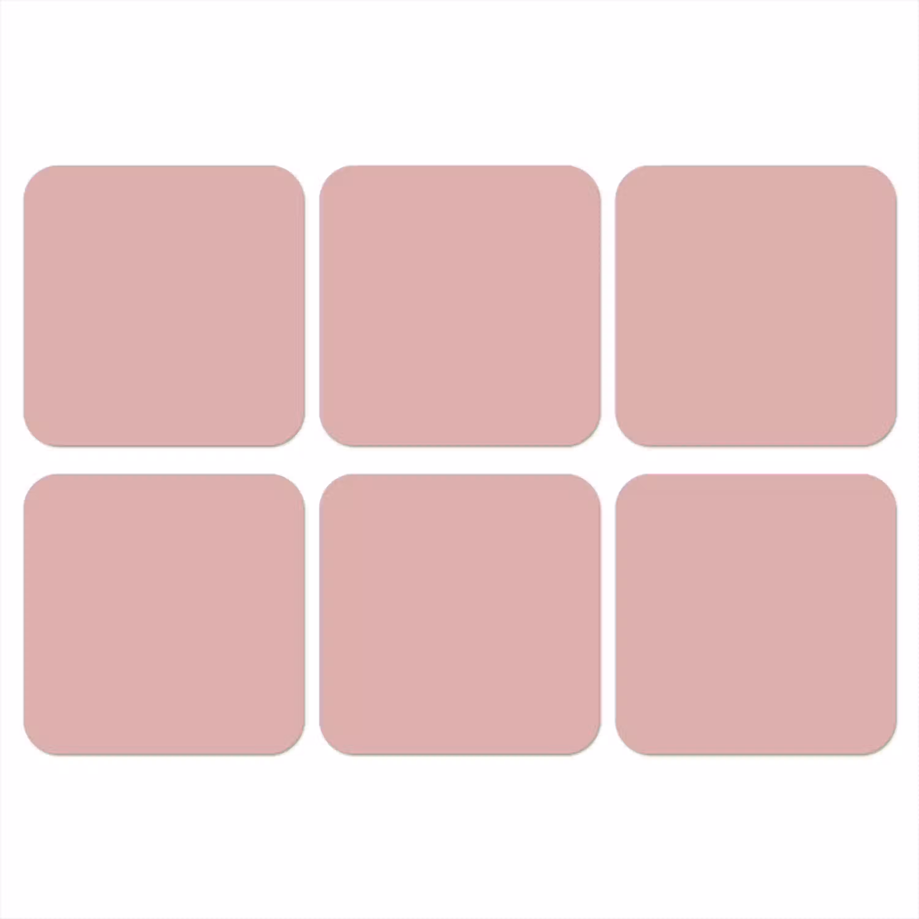 Soft - Blush - Roze onderzetter kurk middel 366 -3d