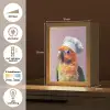 Papegaai - Koksmuts - Nieuwsgierig - Vogel Light Box met kabel (Tafellamp) klein -USP_NL