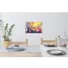 Vogels - Bloemen - Roze Muursticker klein -eettafel