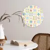 Zee - Sfeer - Mozaïek - Vis Wandcirkel plexiglas klein 852 -sfeer4