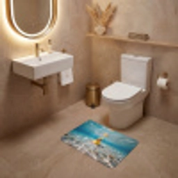 Duikbril - Eend - Water WCmat klein -sfeer3