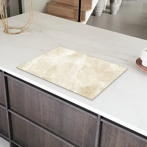 Marmeren Tijdlijn Inductie beschermer vinyl 3mm klein -sfeer8