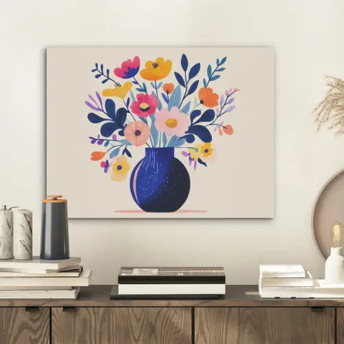 Vaas - Bloemen - Boeket PET vilt klein -sfeer1