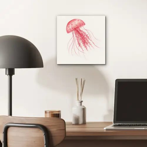 Kwal - Tentakels - Roze aluminium wit klein -sfeer5
