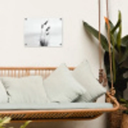 Minimalistisch - Stelen - Wit tuinposter los doek klein -sfeer7
