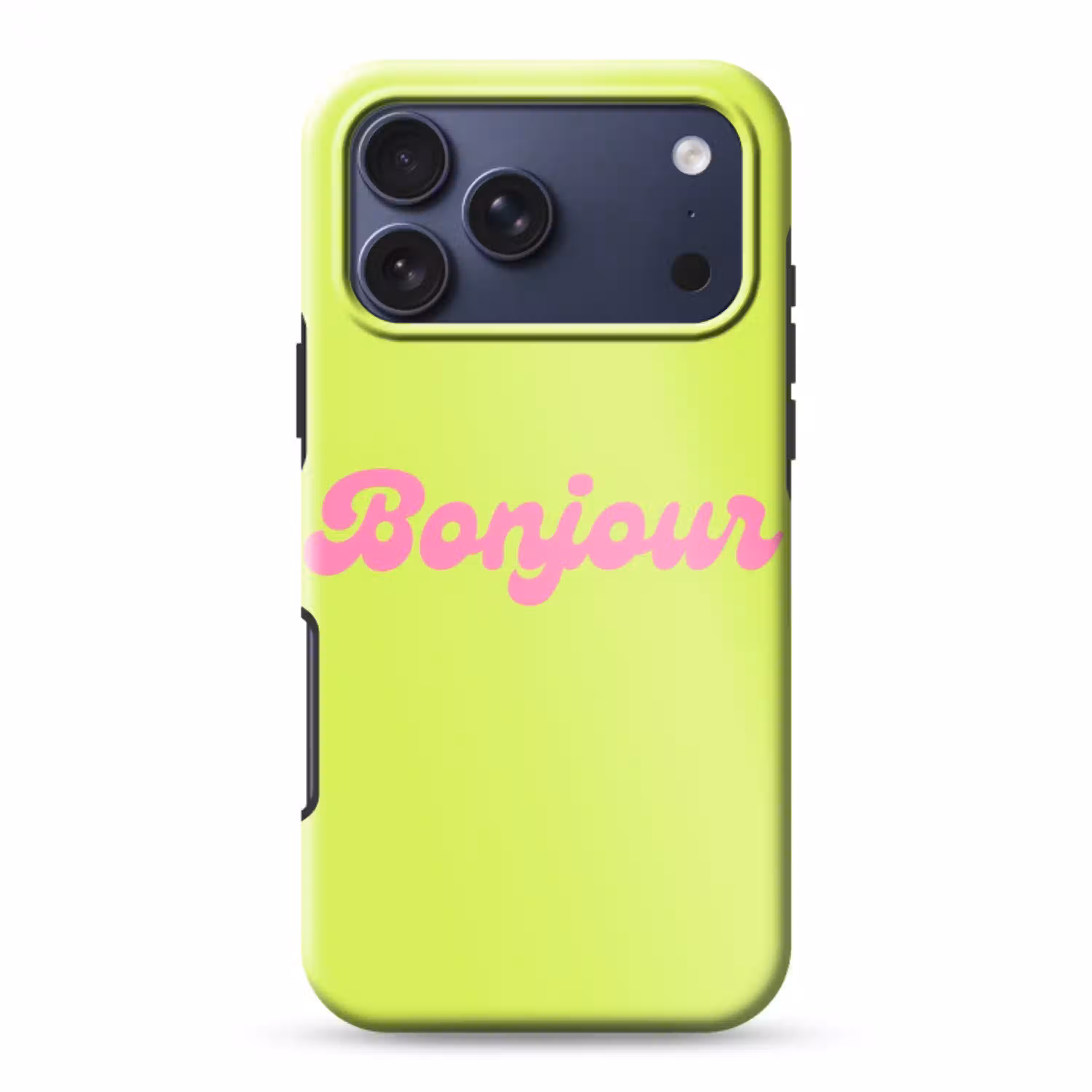 Groen - Roze bonjour - Retro Toughcase MagSafe Apple iPhone 17 Pro Max klein -3d