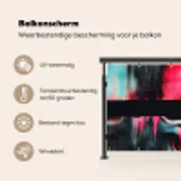 Schedels - Glitch - Cyberpunk Balkonbeschermer Duitsland klein -specs_NL