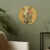 Bladeren - Boeket - Bloemen - Geel Akoestische PET Vilt - Rond klein -sfeer2