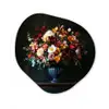 Groot - Bloemen - Vaas - Boeket Wandcirkel Organisch Forex 3mm klein -3d