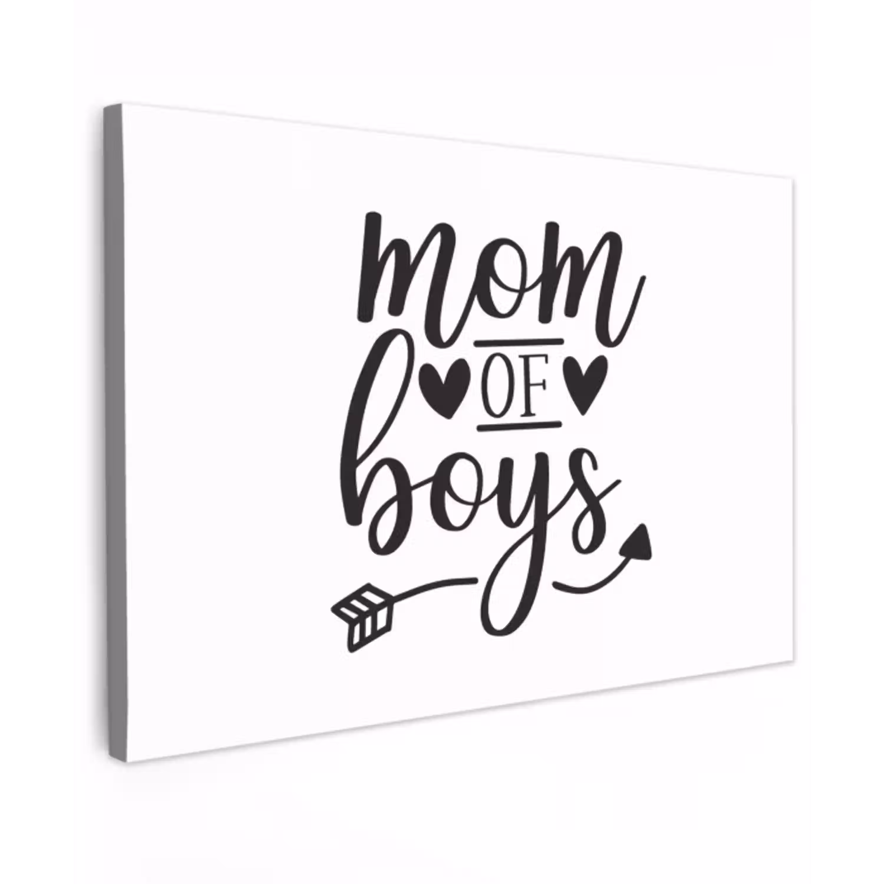 Jongens - Moederdag - Quotes canvas 2cm klein -z3d